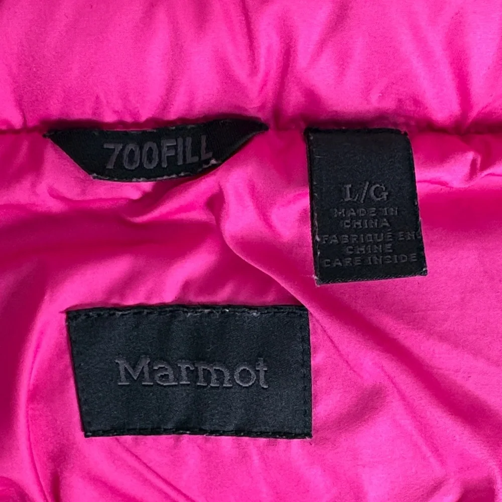 Marmot Vibrant Pink Down Jacket - Picture 2 of 5